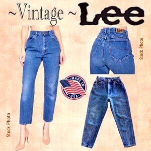 70s/80s LEE Riders High Rise Tapered Leg Jeans (~26P/vintage 10P)